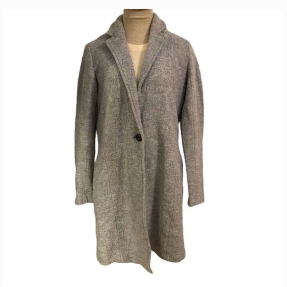 Rachel Zoe Single Button Car Coat Camel S EUC